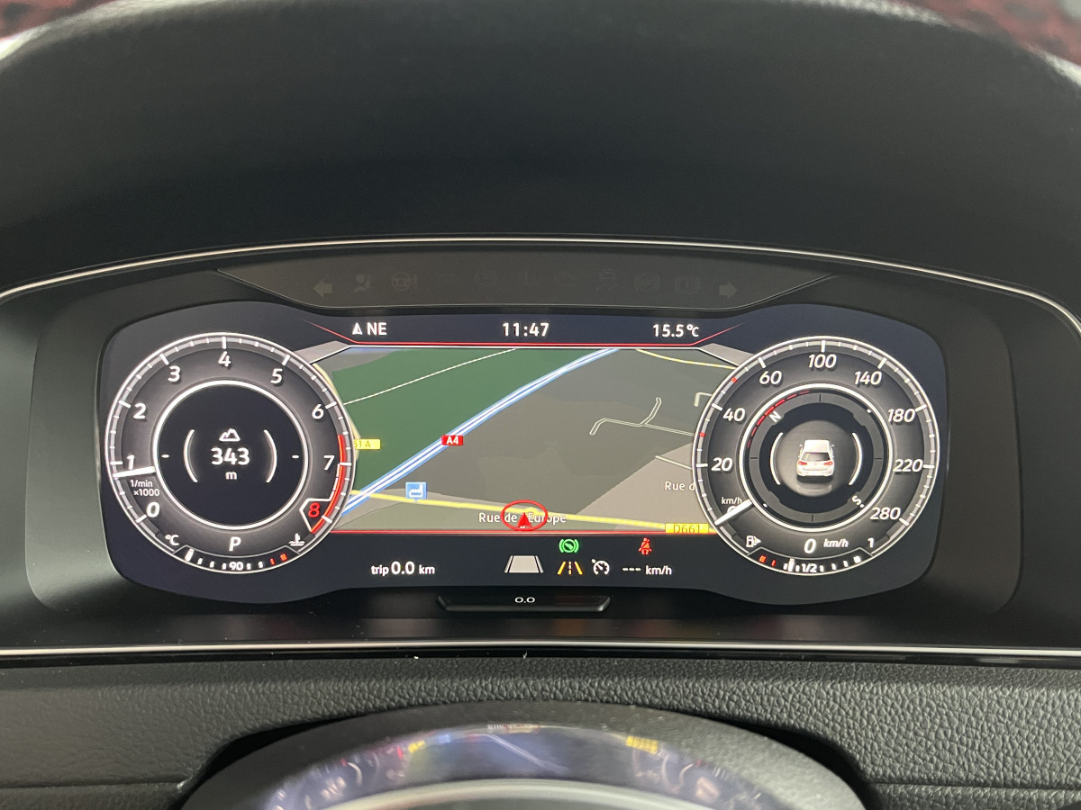 VW GOLF 7 GTI PERFORMANCE 2,0 TSI 245 DSG7 GPS CAMERA APPLE CAR PLAY ACC DCC DIGITAL KEYLESS COCKPIT LIMITEUR REGULATEUR ADAPTATIF FULL LED JANTES BRESCIA EXCELLENT ETAT