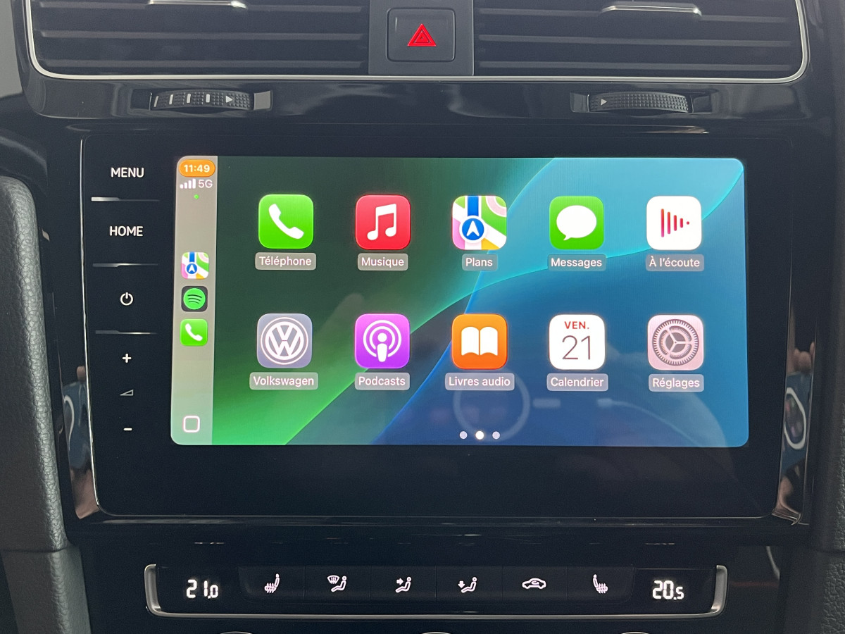 VW GOLF 7 GTI PERFORMANCE 2,0 TSI 245 DSG7 GPS CAMERA APPLE CAR PLAY ACC DCC DIGITAL KEYLESS COCKPIT LIMITEUR REGULATEUR ADAPTATIF FULL LED JANTES BRESCIA EXCELLENT ETAT