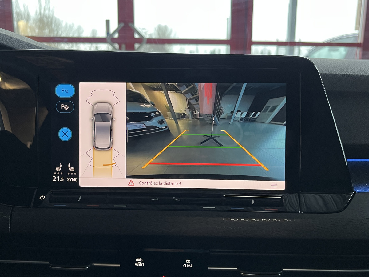 VOLKSWAGEN GOLF 8 GTD 2,0 TDI 200 DSG7 TOIT PANORAMIQUE GPS CAMERA  ATTELAGE  REGULATEUR ADAPTATIF  LIMITEUR FULL LED APPLE CARPLAY KEYLESS  EXCELLENT ETAT