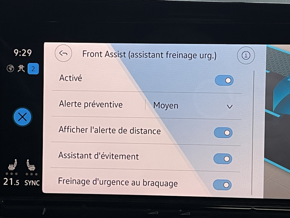 VOLKSWAGEN GOLF 8 GTD 2,0 TDI 200 DSG7 TOIT PANORAMIQUE GPS CAMERA  ATTELAGE  REGULATEUR ADAPTATIF  LIMITEUR FULL LED APPLE CARPLAY KEYLESS  EXCELLENT ETAT