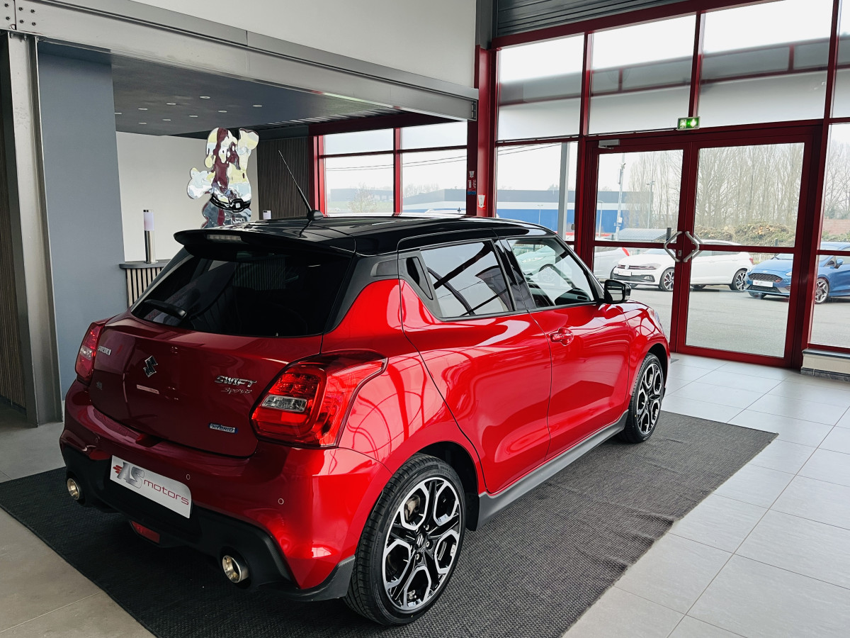SUZUKI SWIFT SPORT 1,4 129 HYBRID GPS CAMERA FULL LED REGULATEUR LIMITEUR KEYLESS APPLE CARPLAY PARK PILOT EXCELLENT ETAT
