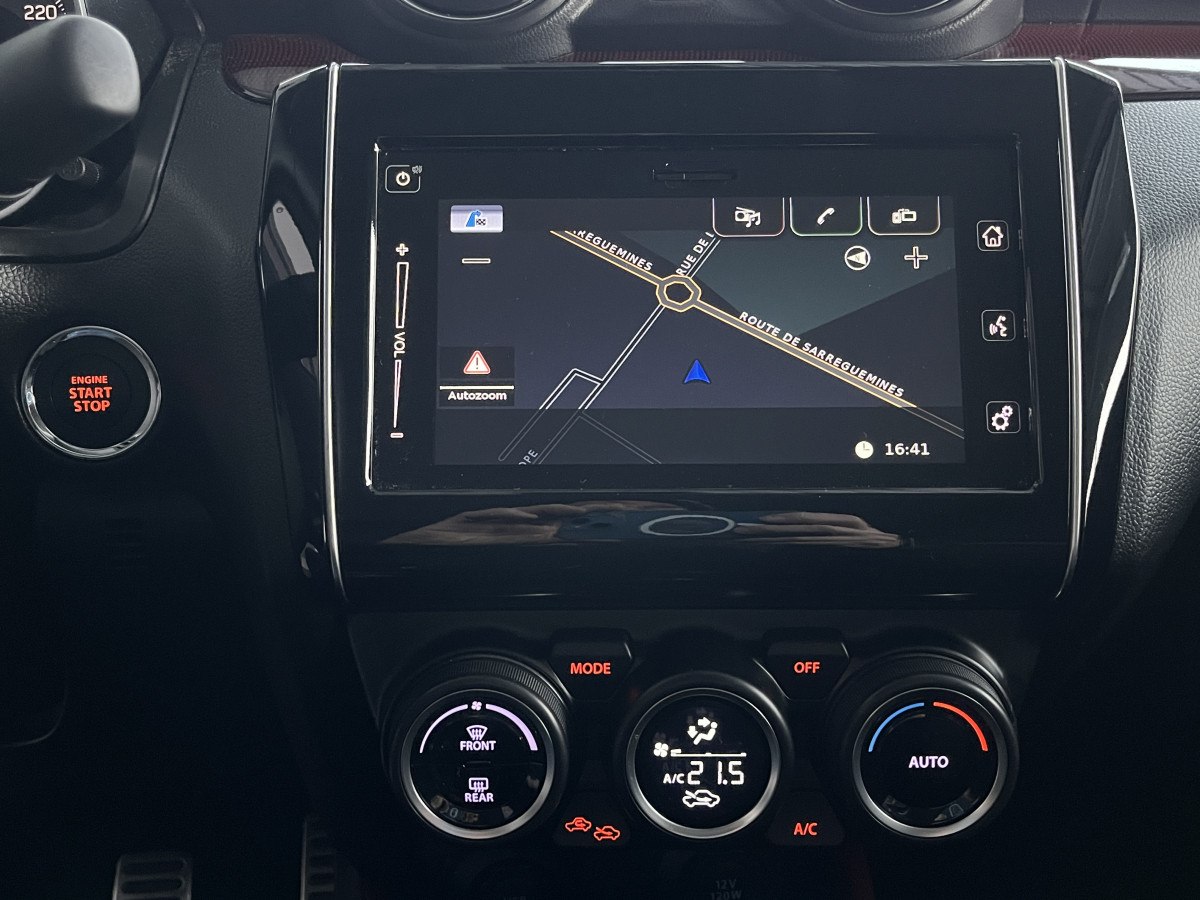SUZUKI SWIFT SPORT 1,4 129 HYBRID GPS CAMERA FULL LED REGULATEUR LIMITEUR KEYLESS APPLE CARPLAY PARK PILOT EXCELLENT ETAT