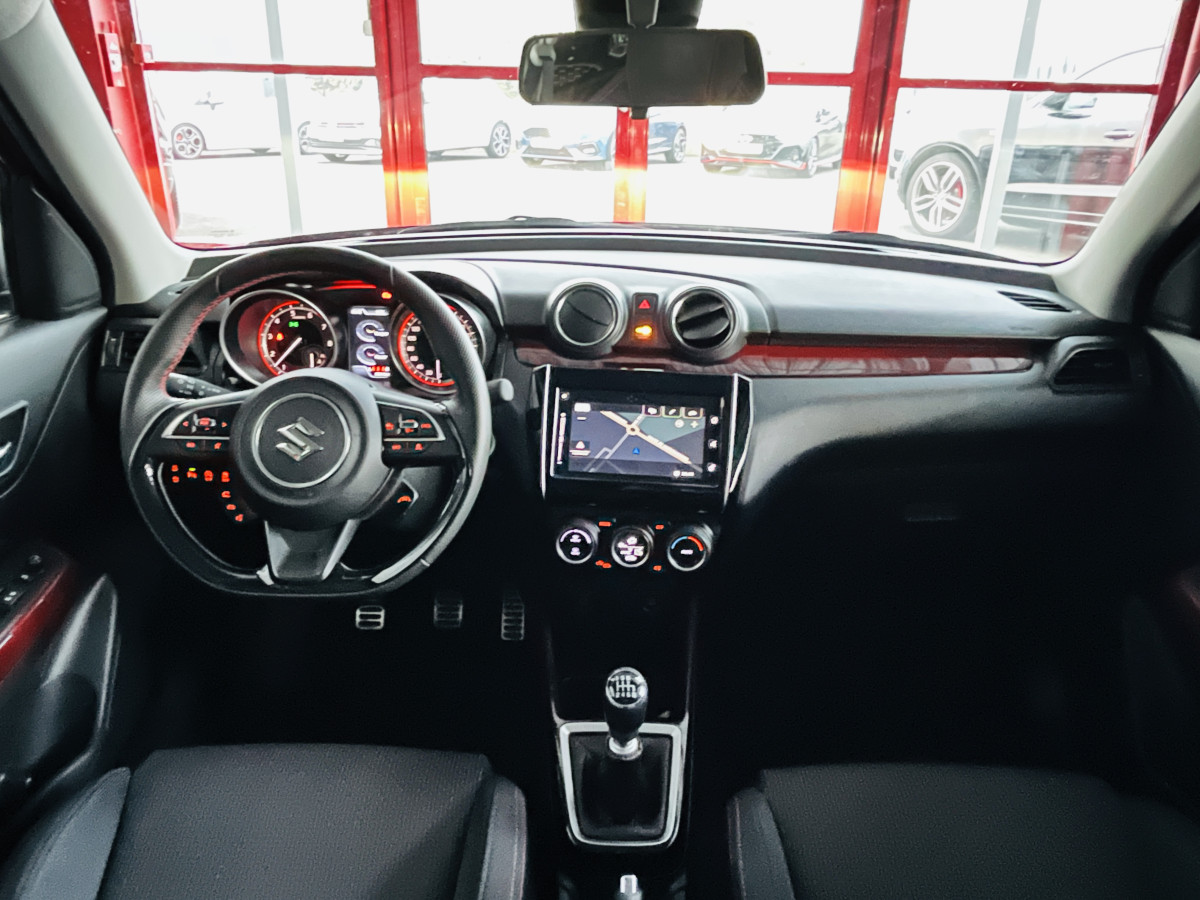 SUZUKI SWIFT SPORT 1,4 129 HYBRID GPS CAMERA FULL LED REGULATEUR LIMITEUR KEYLESS APPLE CARPLAY PARK PILOT EXCELLENT ETAT