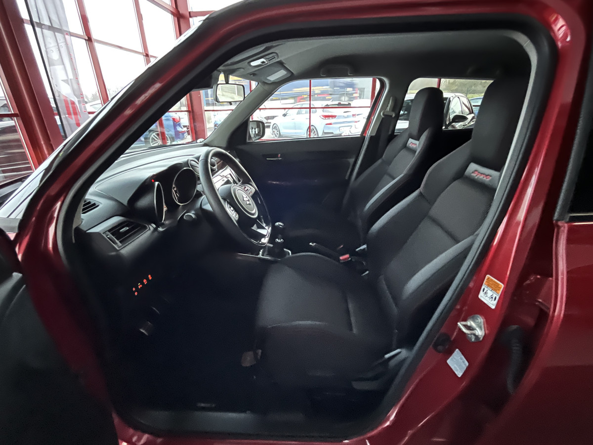 SUZUKI SWIFT SPORT 1,4 129 HYBRID GPS CAMERA FULL LED REGULATEUR LIMITEUR KEYLESS APPLE CARPLAY PARK PILOT EXCELLENT ETAT