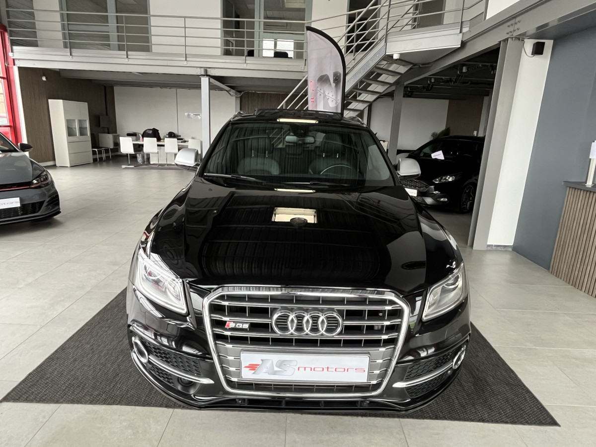 AUDI SQ5 3,0  TDI V6 326 COMPETITION BVA8 QUATTRO TOIT PANORAMIQUE ATTELAGE ELECTRIQUE GPS CAMERA HIFI B&O KEYLESS CARBON   REGULATEUR ADAPTATIF BI-XENON CHAUFFAGE ADDITIONNEL  PARK PILOT  DRIVE SELECT JANTE 21 FULL OPTIONS  EXCELLENT ETAT