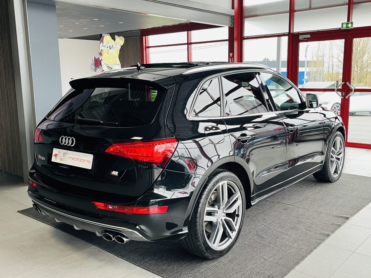 AUDI SQ5 3,0  TDI V6 326 COMPETITION BVA8 QUATTRO TOIT PANORAMIQUE ATTELAGE ELECTRIQUE GPS CAMERA HIFI B&O KEYLESS CARBON   REGULATEUR ADAPTATIF BI-XENON CHAUFFAGE ADDITIONNEL  PARK PILOT  DRIVE SELECT JANTE 21 FULL OPTIONS  EXCELLENT ETAT