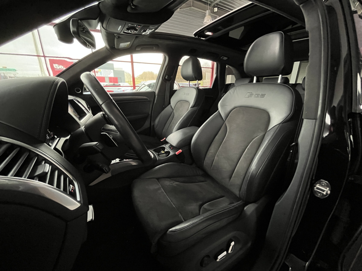 AUDI SQ5 3,0  TDI V6 326 COMPETITION BVA8 QUATTRO TOIT PANORAMIQUE ATTELAGE ELECTRIQUE GPS CAMERA HIFI B&O KEYLESS CARBON   REGULATEUR ADAPTATIF BI-XENON CHAUFFAGE ADDITIONNEL  PARK PILOT  DRIVE SELECT JANTE 21 FULL OPTIONS  EXCELLENT ETAT