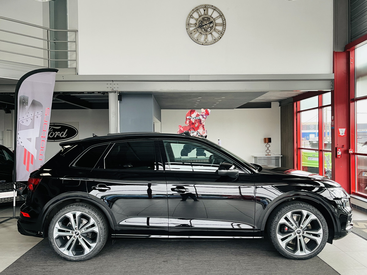 AUDI SQ5 3,0  TDI V6 347 BVA8 QUATTRO TOIT PANORAMIQUE OUVRANT  GPS CAMERA APPLE CARPLAY HIFI B&O KEYLESS  REGULATEUR ADAPTATIF FEUX MATRIX LED   PARK PILOT  DRIVE SELECT JANTE 21 FULL OPTIONS  EXCELLENT ETAT