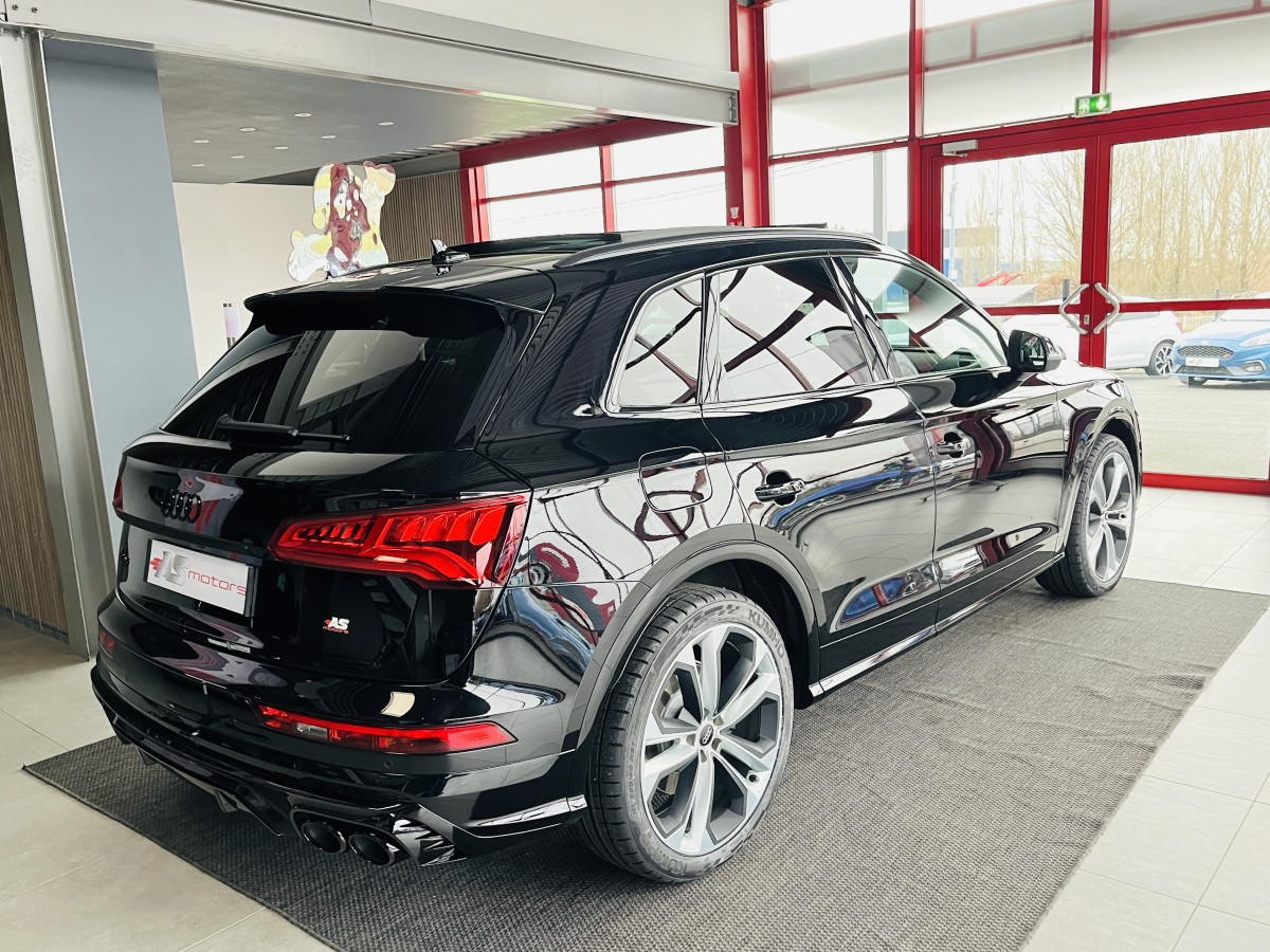 AUDI SQ5 3,0  TDI V6 347 BVA8 QUATTRO TOIT PANORAMIQUE OUVRANT  GPS CAMERA APPLE CARPLAY HIFI B&O KEYLESS  REGULATEUR ADAPTATIF FEUX MATRIX LED   PARK PILOT  DRIVE SELECT JANTE 21 FULL OPTIONS  EXCELLENT ETAT
