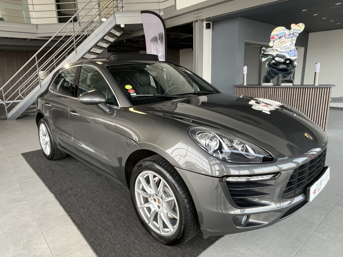 PORSCHE MACAN S DIESEL 3,0 V6 258 4X4 PDK TOIT PANORAMIQUE ATTELAGE GPS CAMERA PASM REGULATEUR HIFI BOSE BI-XENON PACK CHRONO SPORT