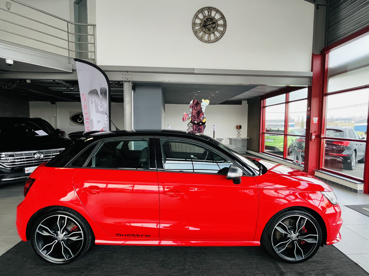 AUDI S1 SPORTBACK 2,0 TFSI  231 QUATTRO GPS KEYLESS  DRIVE SELECT JANTES ALU 18 BI-XENON REGULATEUR HIFI BOSE EXCELLENT ETAT
