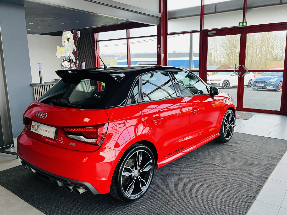 AUDI S1 SPORTBACK 2,0 TFSI  231 QUATTRO GPS KEYLESS  DRIVE SELECT JANTES ALU 18 BI-XENON REGULATEUR HIFI BOSE EXCELLENT ETAT
