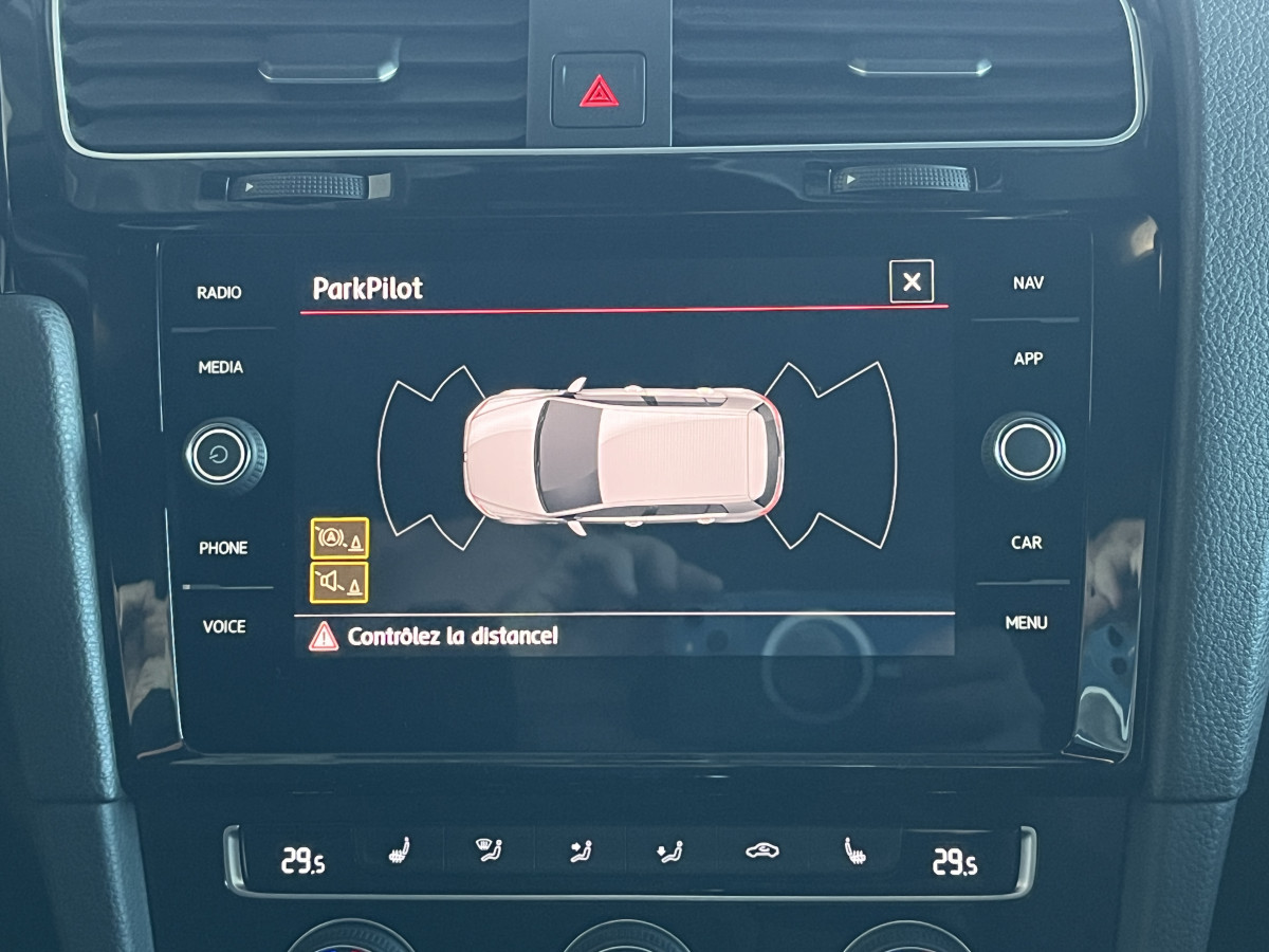 VOLKSWAGEN GOLF 7 2,0 TSI 245 PERFORMANCE  TOIT PANORAMIQUE GPS DRIVE SELECT PARK PILOT  FULL LED AUTO HOLD  JANTES 18 DIGITAL COCKPIT EXCELLENT ETAT