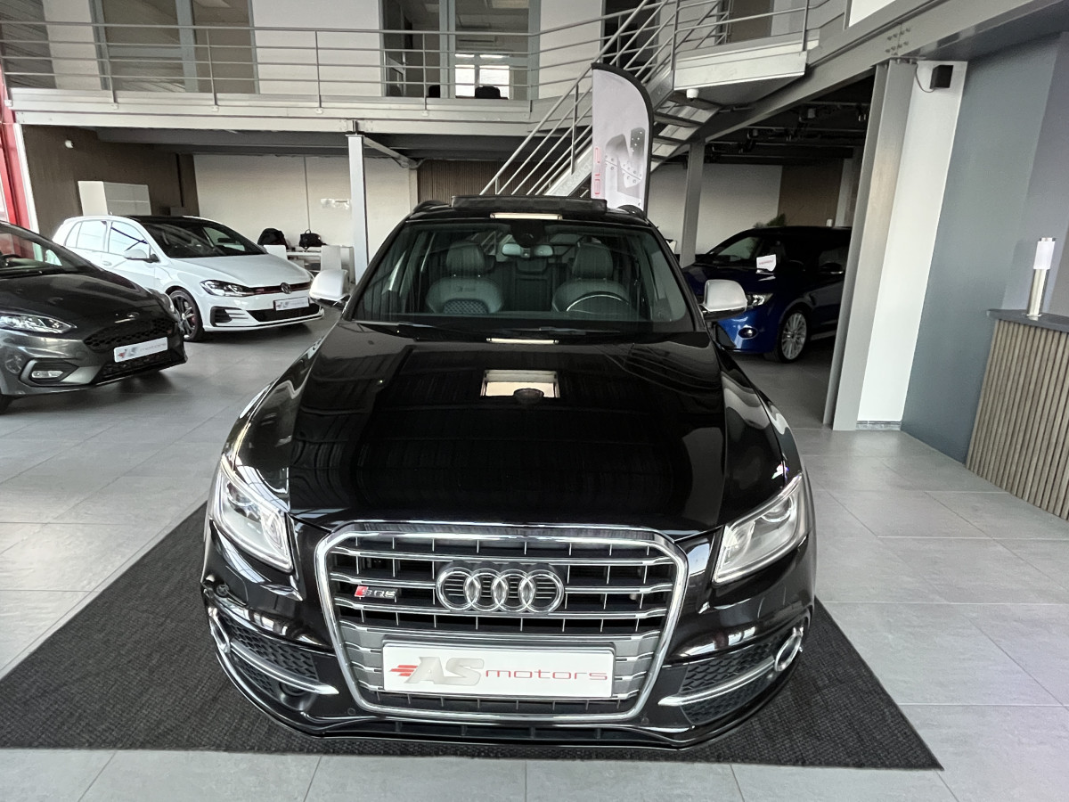 AUDI SQ5 3,0  TDI V6 326 COMPETITION BVA8 QUATTRO TOIT PANORAMIQUE ATTELAGE ELECTRIQUE GPS CAMERA HIFI B&O KEYLESS  REGULATEUR ADAPTATIF BI-XENON  PARK PILOT  DRIVE SELECT JANTE 21 FULL OPTIONS  EXCELLENT ETAT